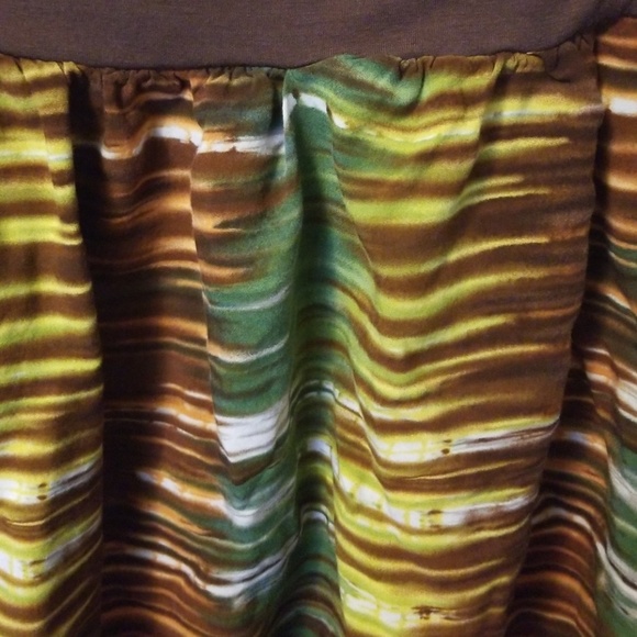 Johnny Martin forest striped skirt - Picture 2 of 6